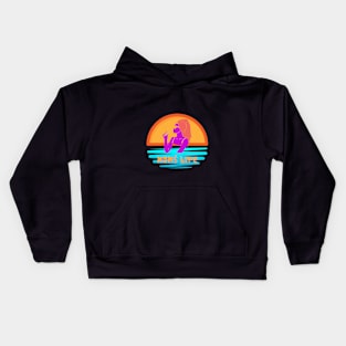 Mom's Life. Mother's Day Gift. Mom on the beach Kids Hoodie